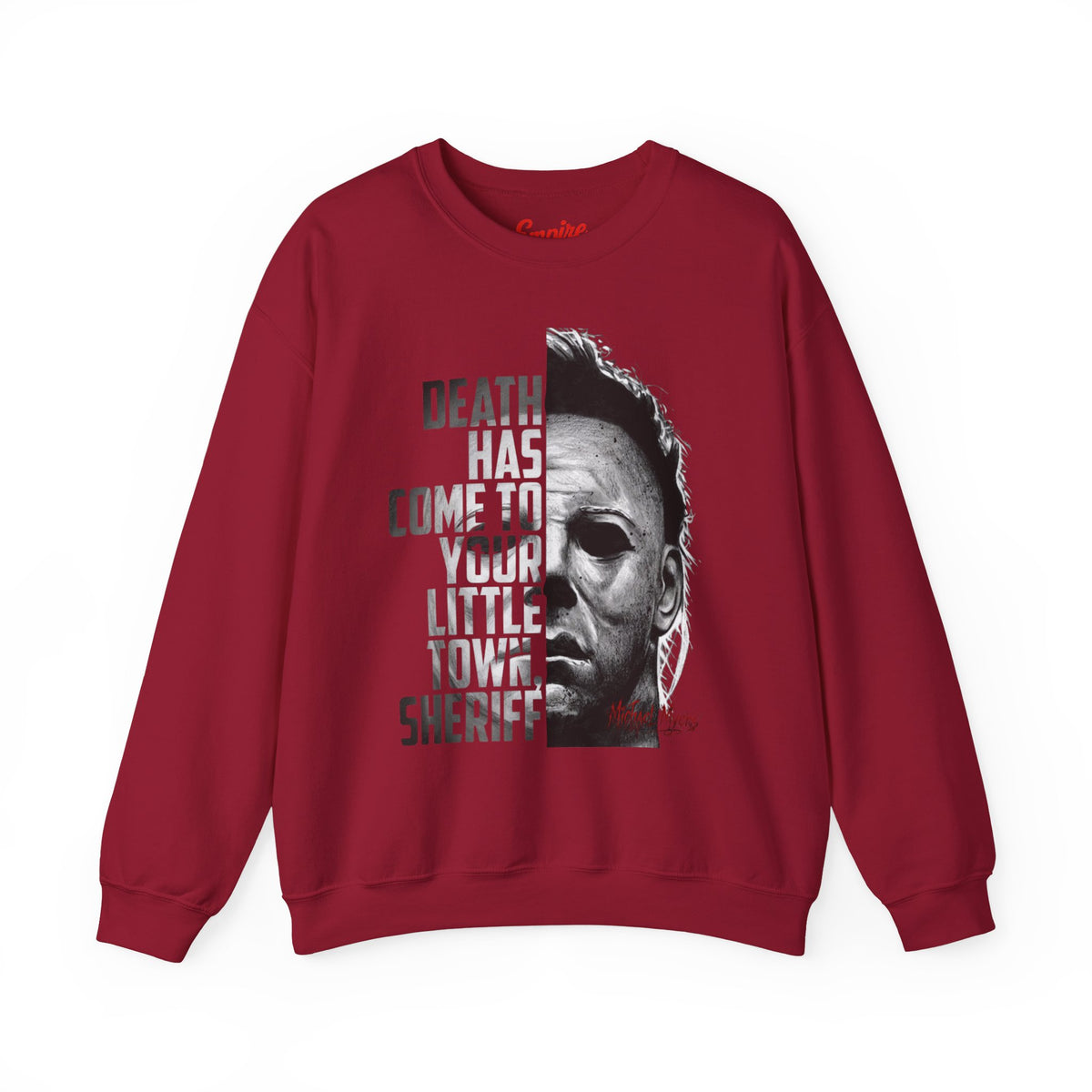 Death Has Come to Your Little Town Sheriff 'Michael Myers' Horror Crewneck