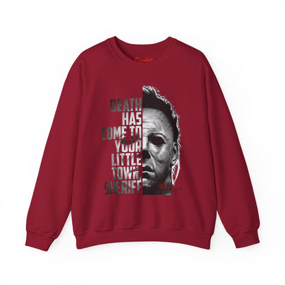 Death Has Come to Your Little Town Sheriff 'Michael Myers' Horror Crewneck