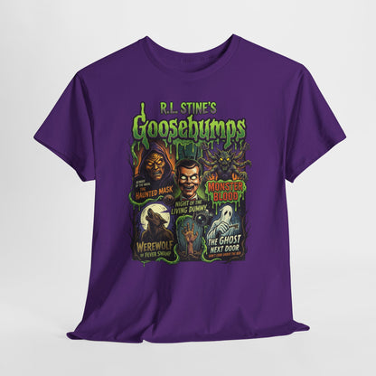 Goosebumps Retro Horror T-Shirt — Classic 90s Kids Spooky Monsters Tee