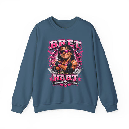 Bret Hart Crewneck Sweatshirt — "I Am The Best There Is" Retro Wrestling Pullover