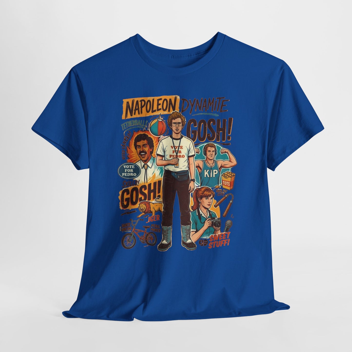 Napoleon Dynamite Graphic T‑Shirt — Retro Movie Quote Tee