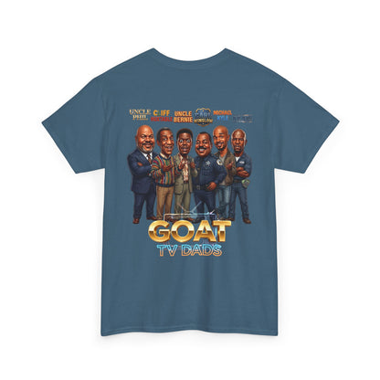 GOAT TV Dads T-Shirt — Caricature TV Fathers Reunion Tee