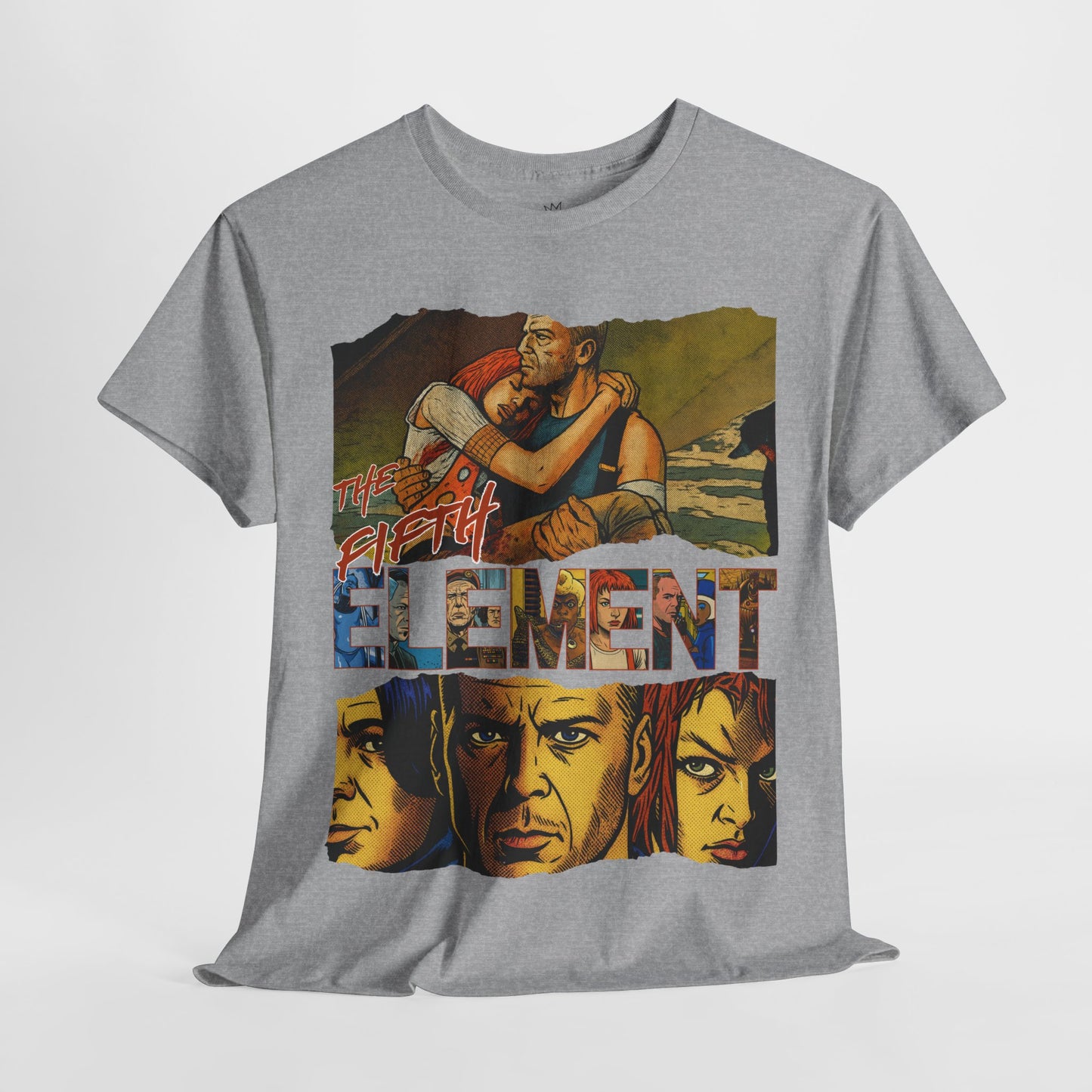 The 5th Element Design, Casual Wear for Music Lovers, Stylish Gift for Friends, Perfect for Festivals, Unisex Summer Shirt