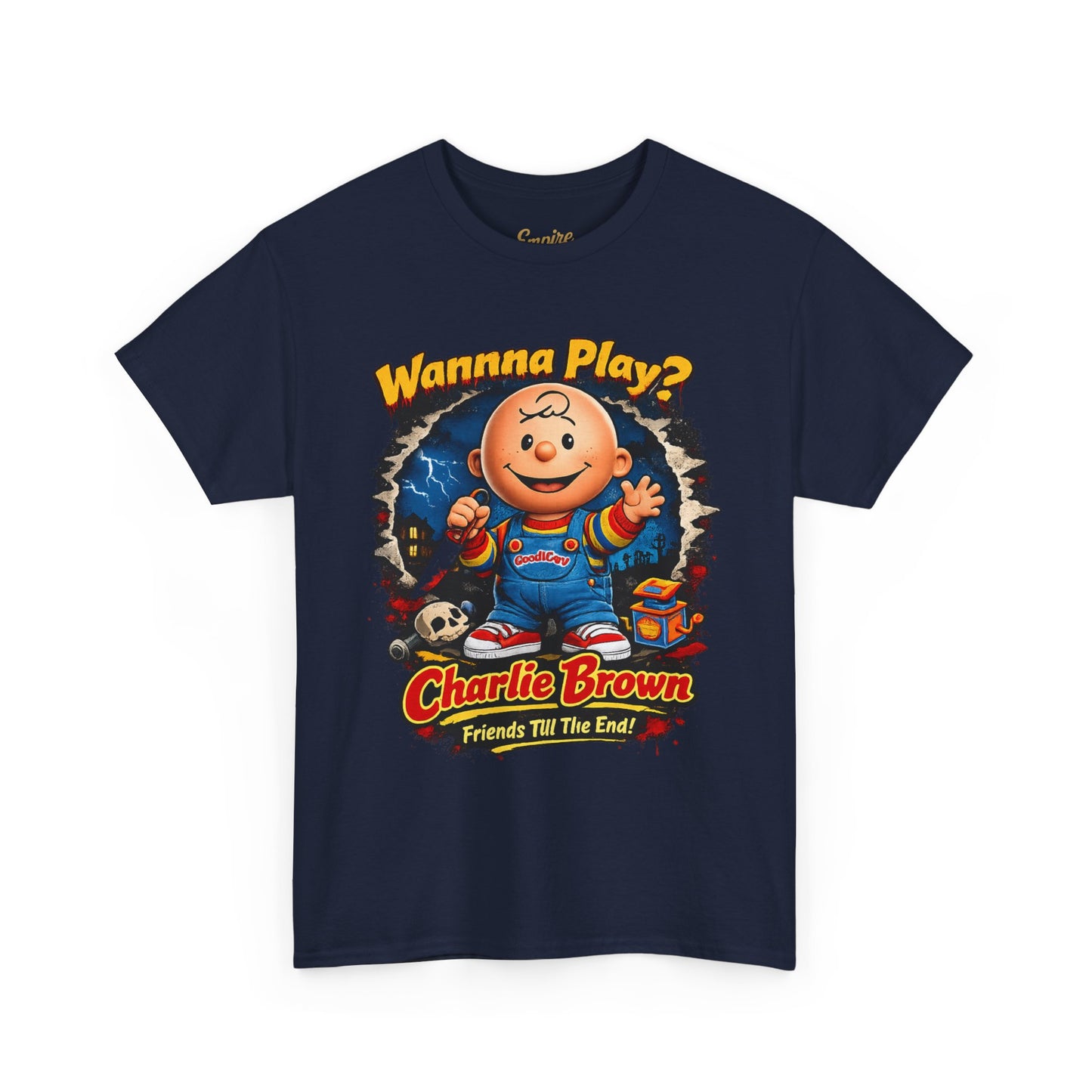 Charlie Brown "Wanna Play?" Graphic Tee