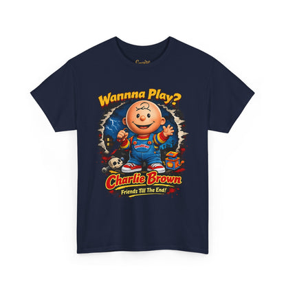 Charlie Brown "Wanna Play?" Graphic Tee