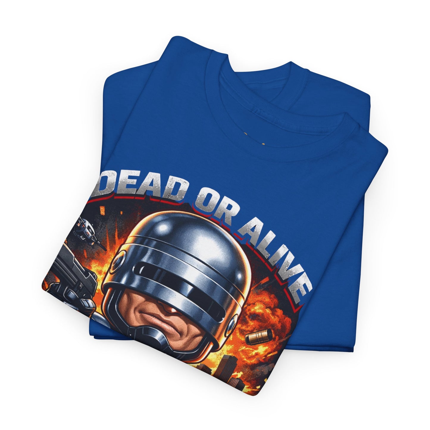 Robocop Graphic Tee — Retro Action Movie Shirt ("Your Move Creep")