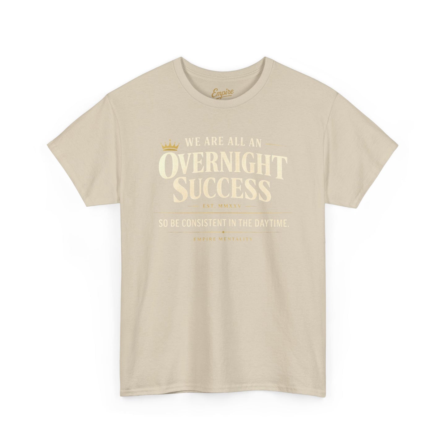 Christian Graphic Tee — “Overnight Success” Inspirational Faith T-Shirt
