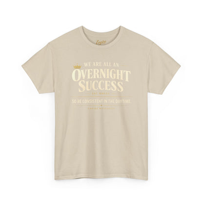 Christian Graphic Tee — “Overnight Success” Inspirational Faith T-Shirt