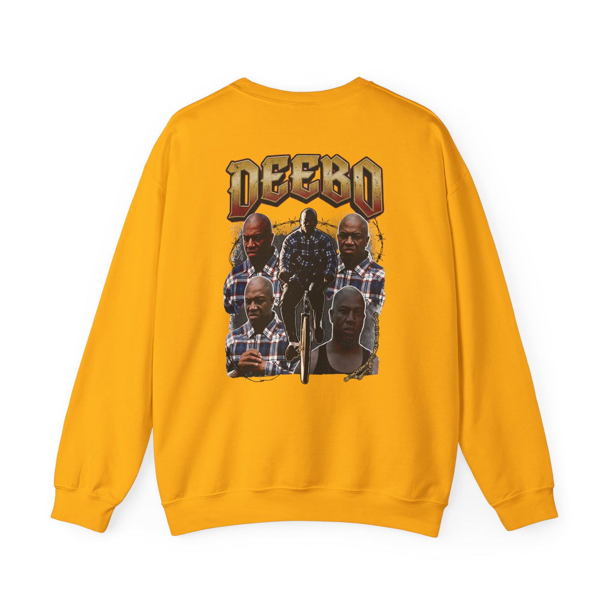 Deebo Graphic Crewneck Sweatshirt — Retro Streetwear Tribute