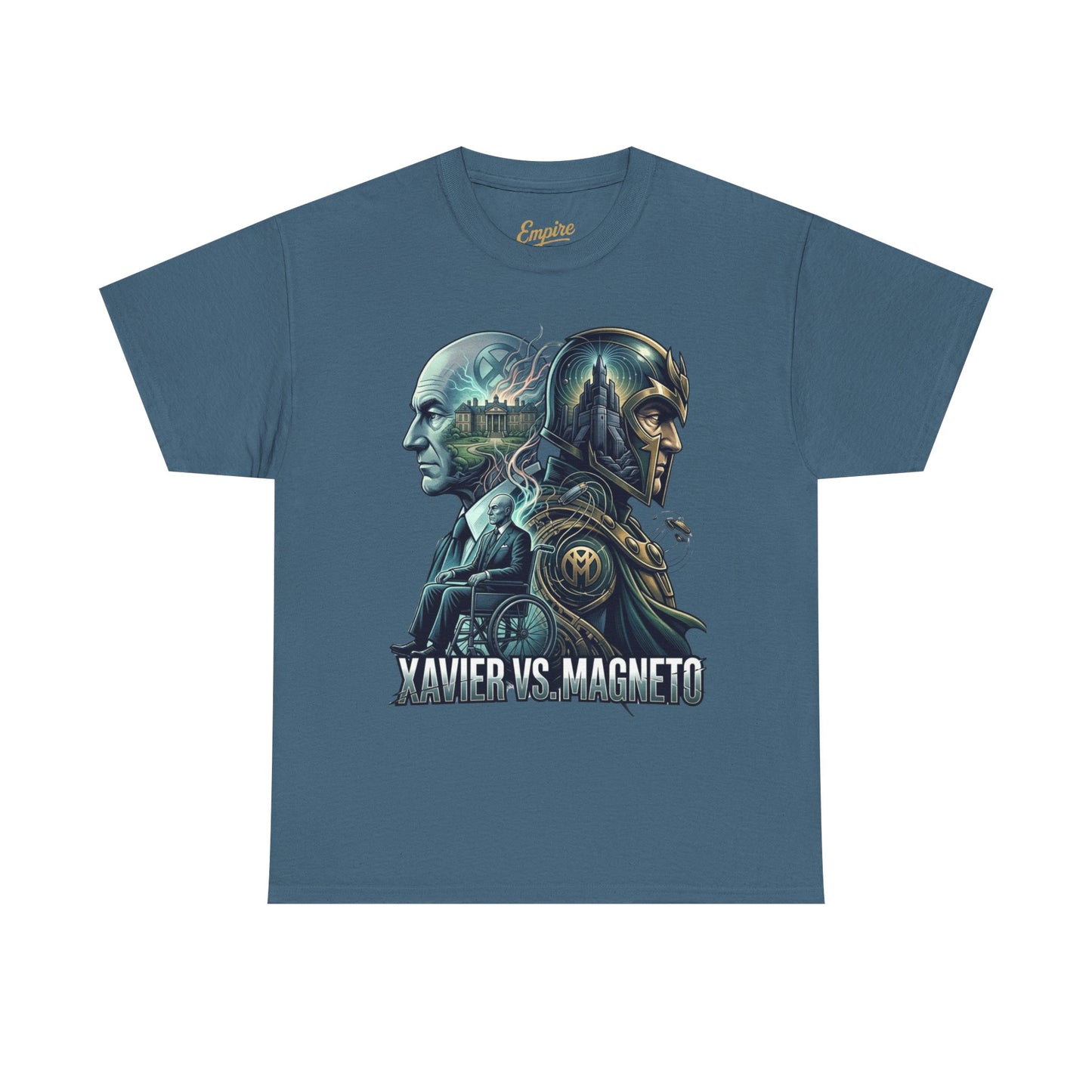 Xavier vs Magneto Graphic Tee — Retro Comic Mutant Showdown T-Shirt