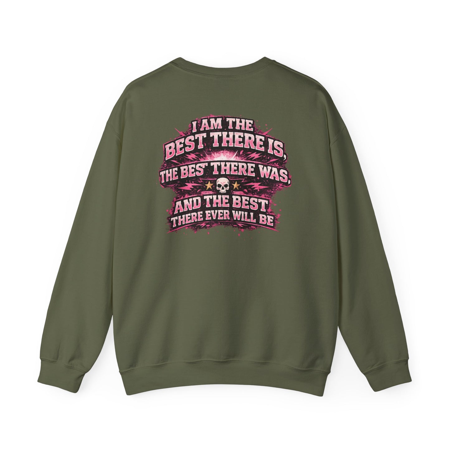 Bret Hart Crewneck Sweatshirt — "I Am The Best There Is" Retro Wrestling Pullover