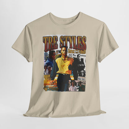 Tre Styles Graphic Tee — Vintage Collage T‑Shirt