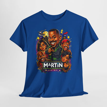 Martin TV Show Caricature T-Shirt – Retro 90s Sitcom Tribute Tee