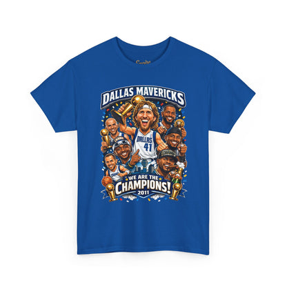 Dallas Mavericks Champions Tee – “We Are The Champions” Basketball Fan Shirt