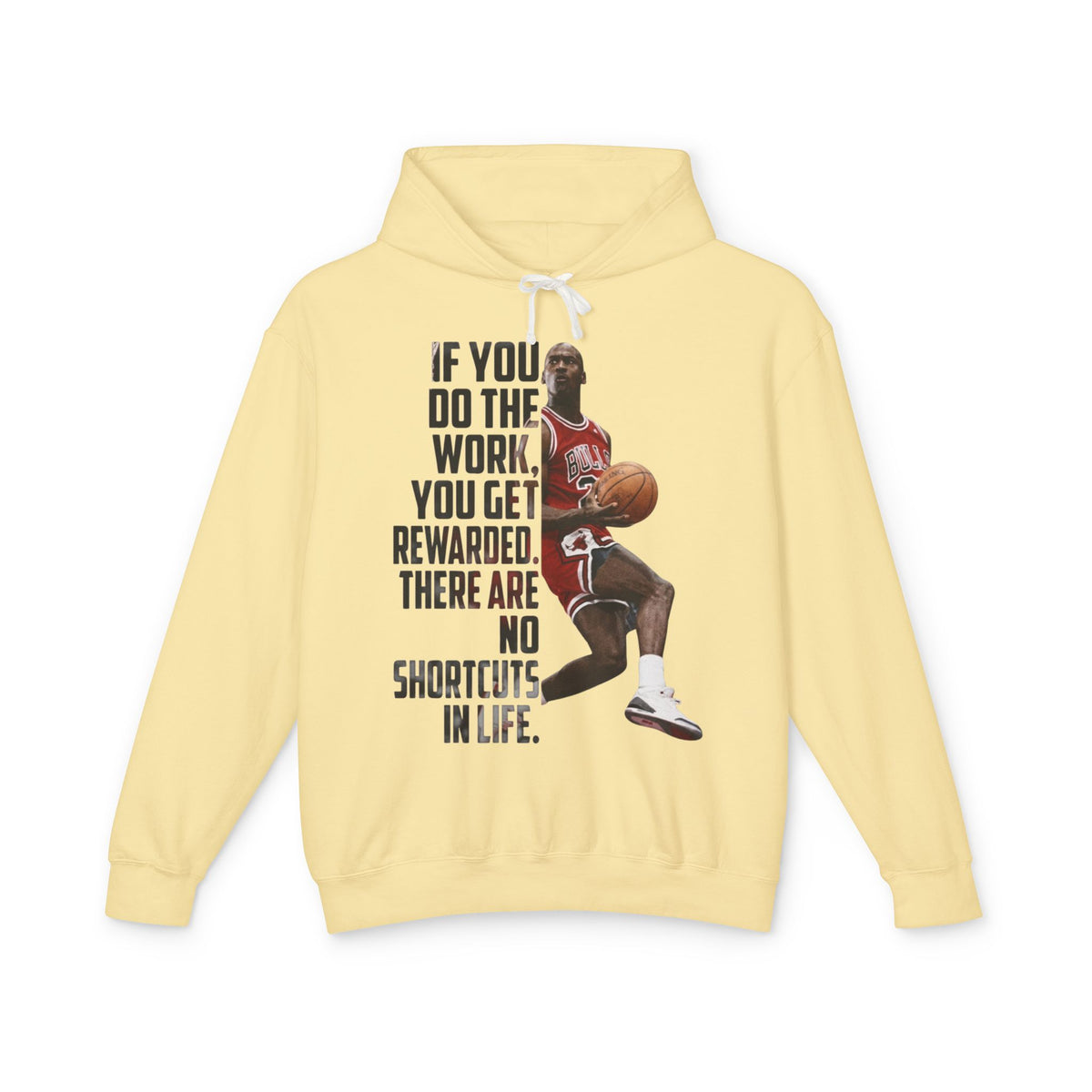 Inspirational Basketball Hoodie — "If You Do The Work, You Get Rewarded" Motivational Pullover