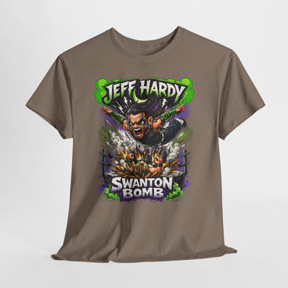 "Swanton Bomb" Graphic Tee — Pro Wrestler Vintage-Style Wrestling Shirt