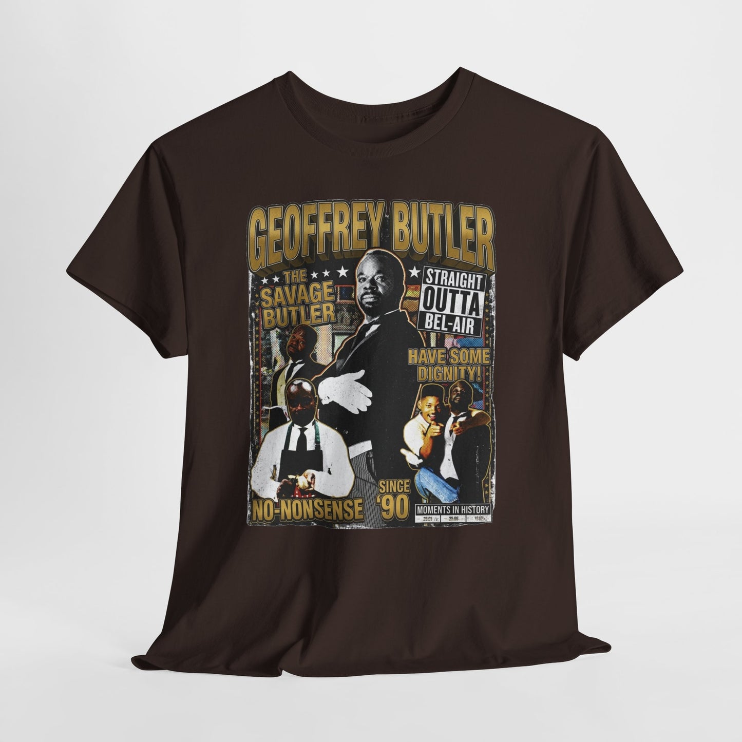 Geoffrey Butler Graphic Tee — "Savage Butler" Vintage Sitcom Tribute T-Shirt