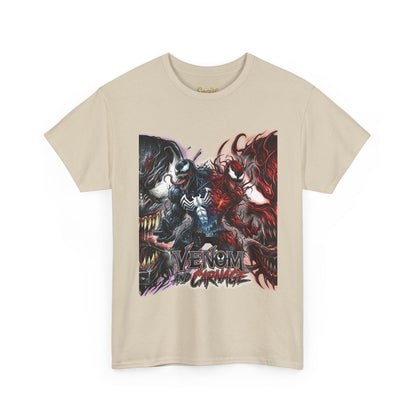 Venom vs Carnage Graphic Tee - Comic Movie Villains Shirt