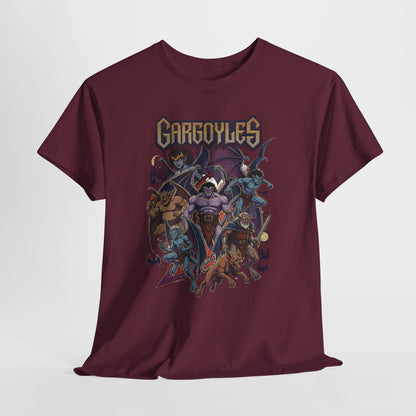 Gargoyles Graphic Tee — Retro Animated Monsters Shirt