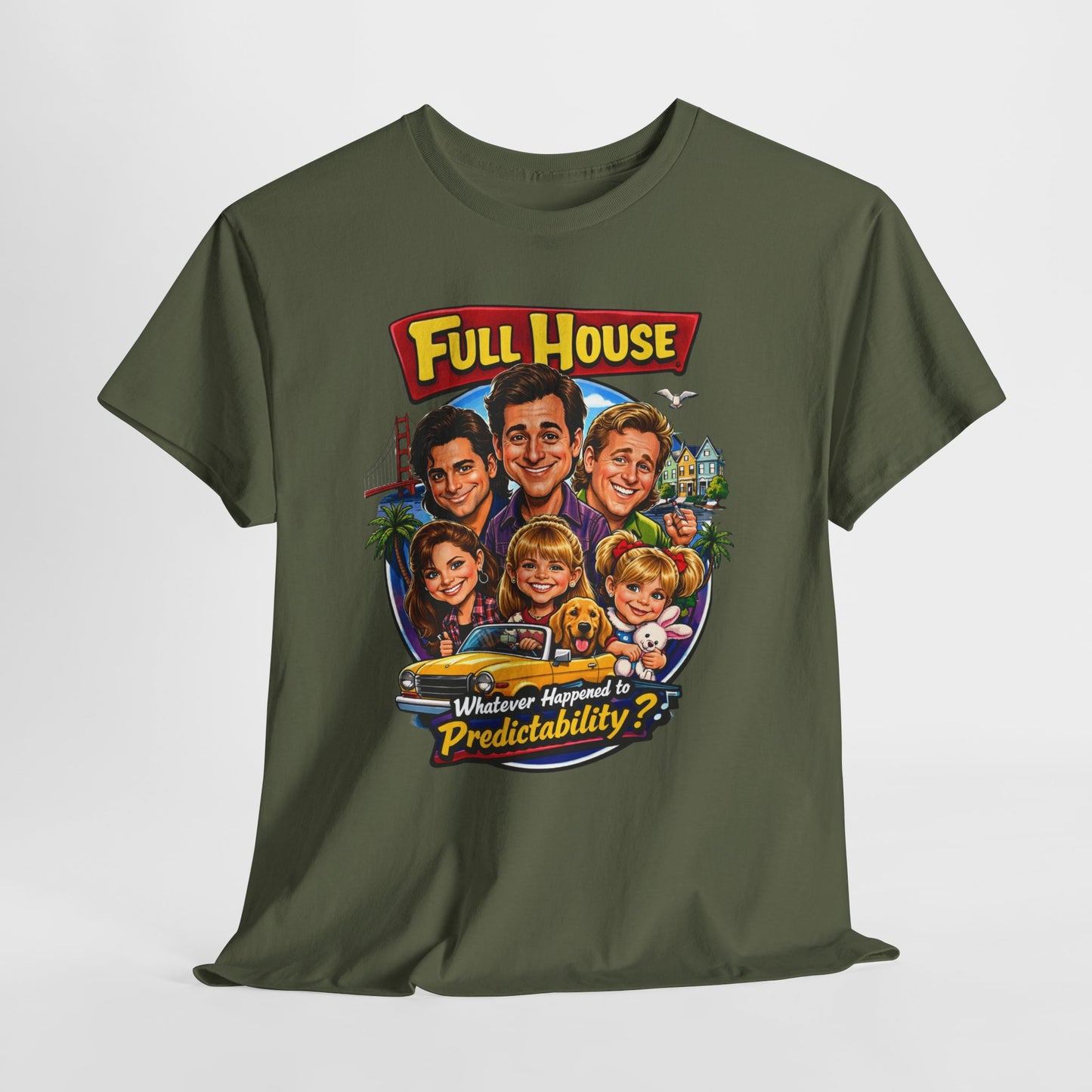 Full House Retro Graphic Tee — "Whatever Happened to Predictability?"