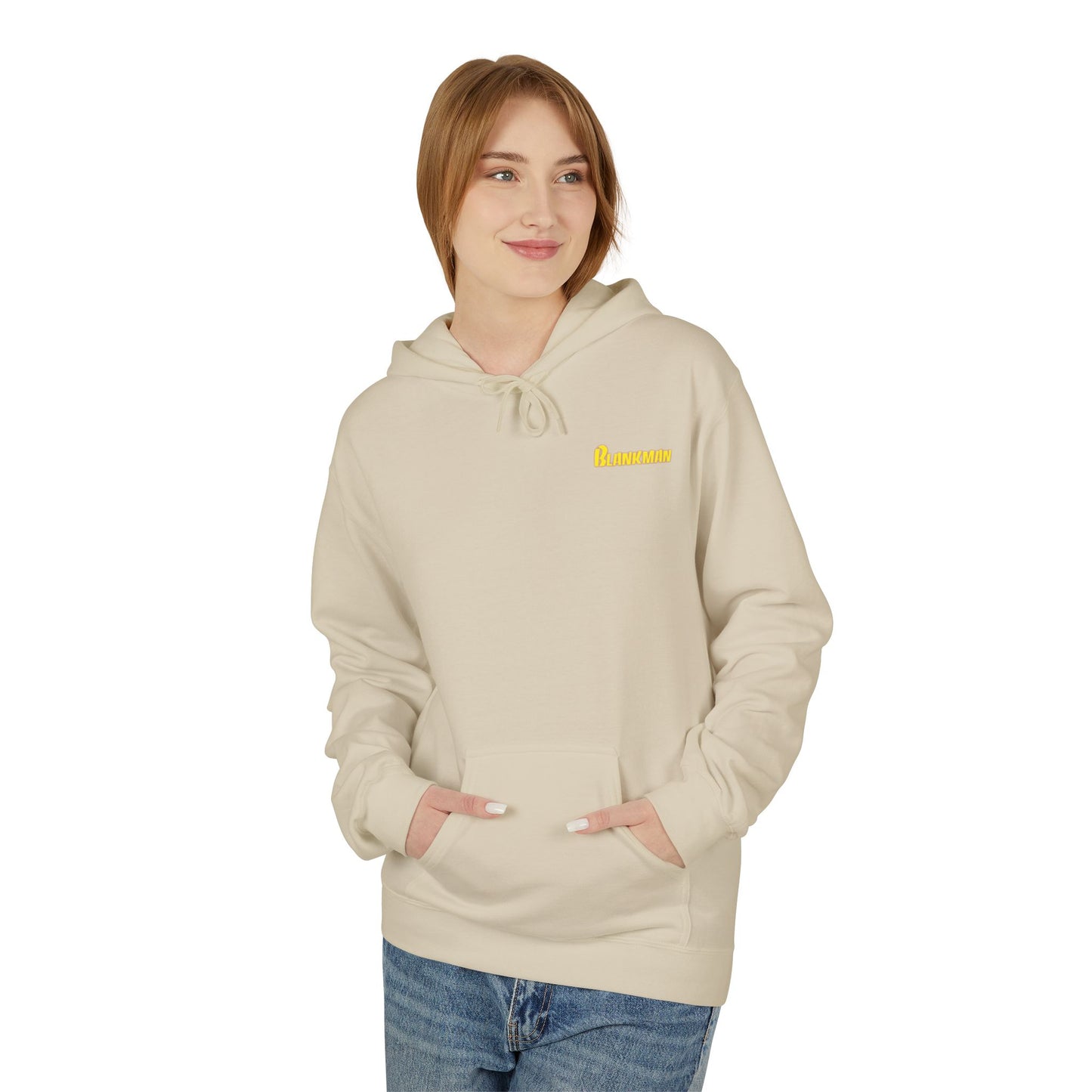 Blankman Inspired Graphic Midweight Softstyle Fleece Hoodie