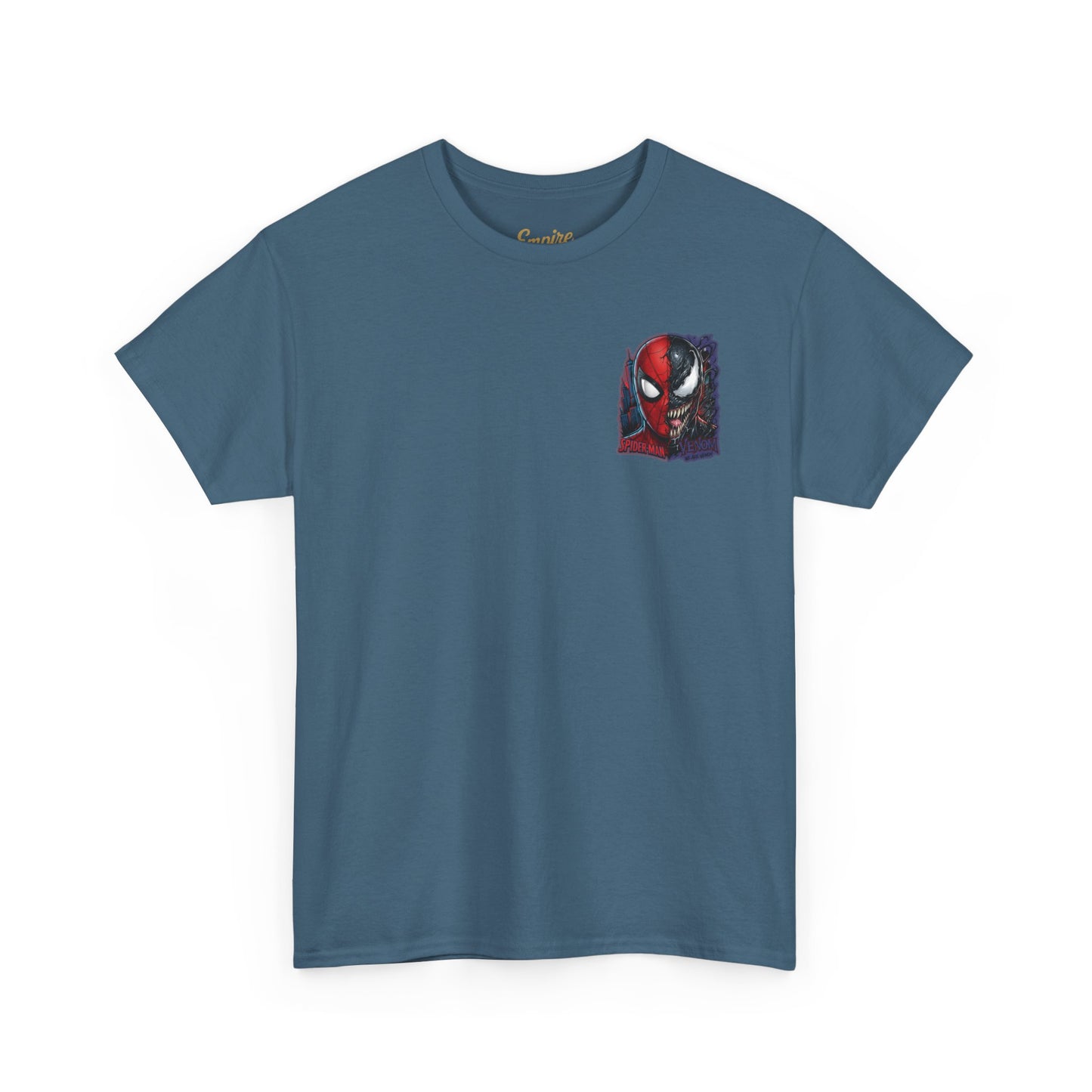Spider-Man vs Venom Graphic Tee — Superhero Back Print