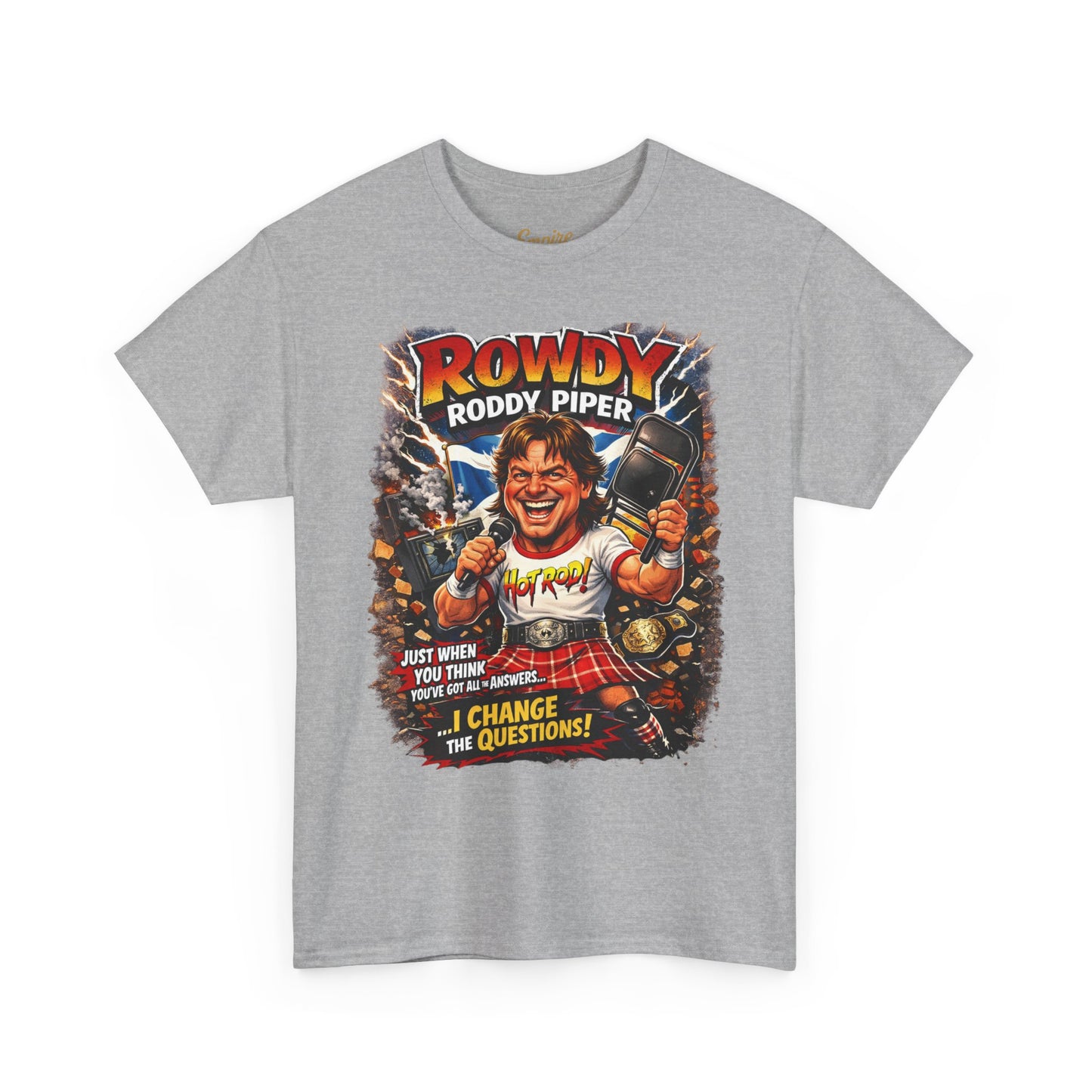 Rowdy Roddy Piper T-Shirt — Retro Wrestling Graphic Tee