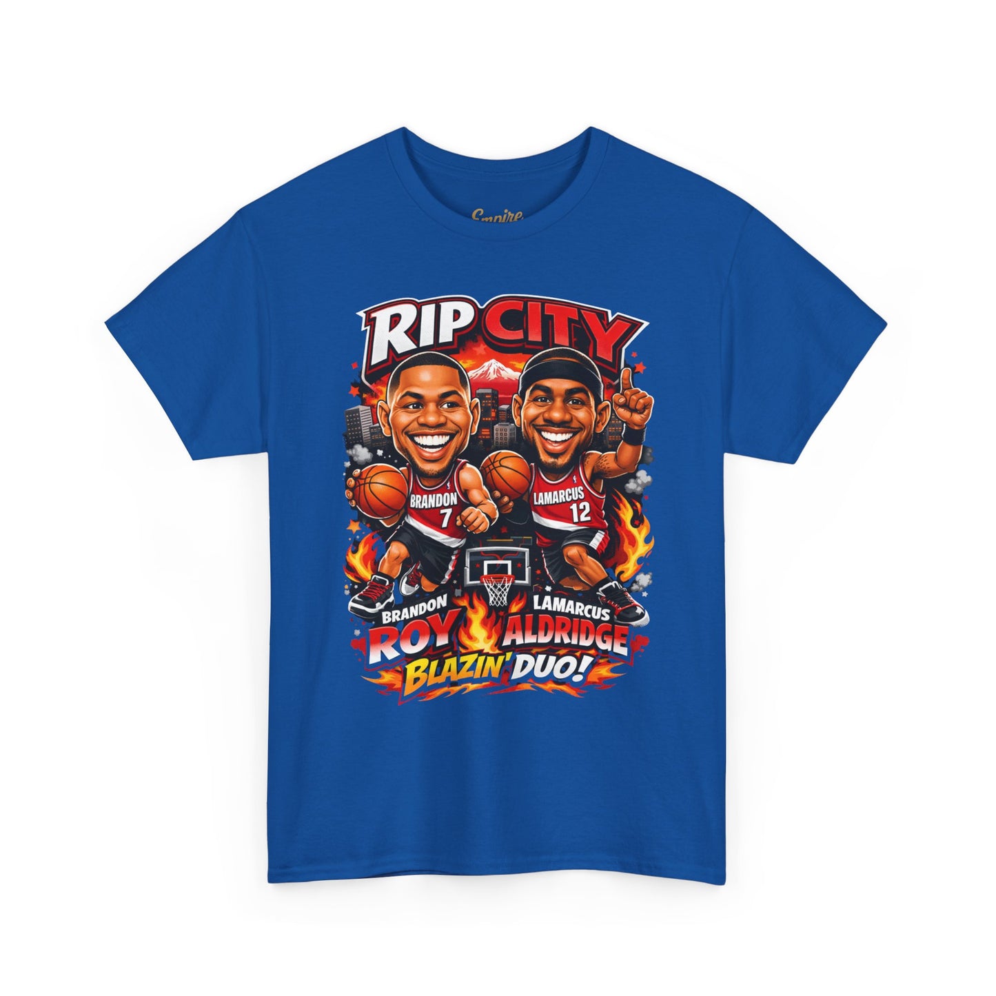 Rip City Basketball T-Shirt — Caricature Trail Blazers Fan Tee