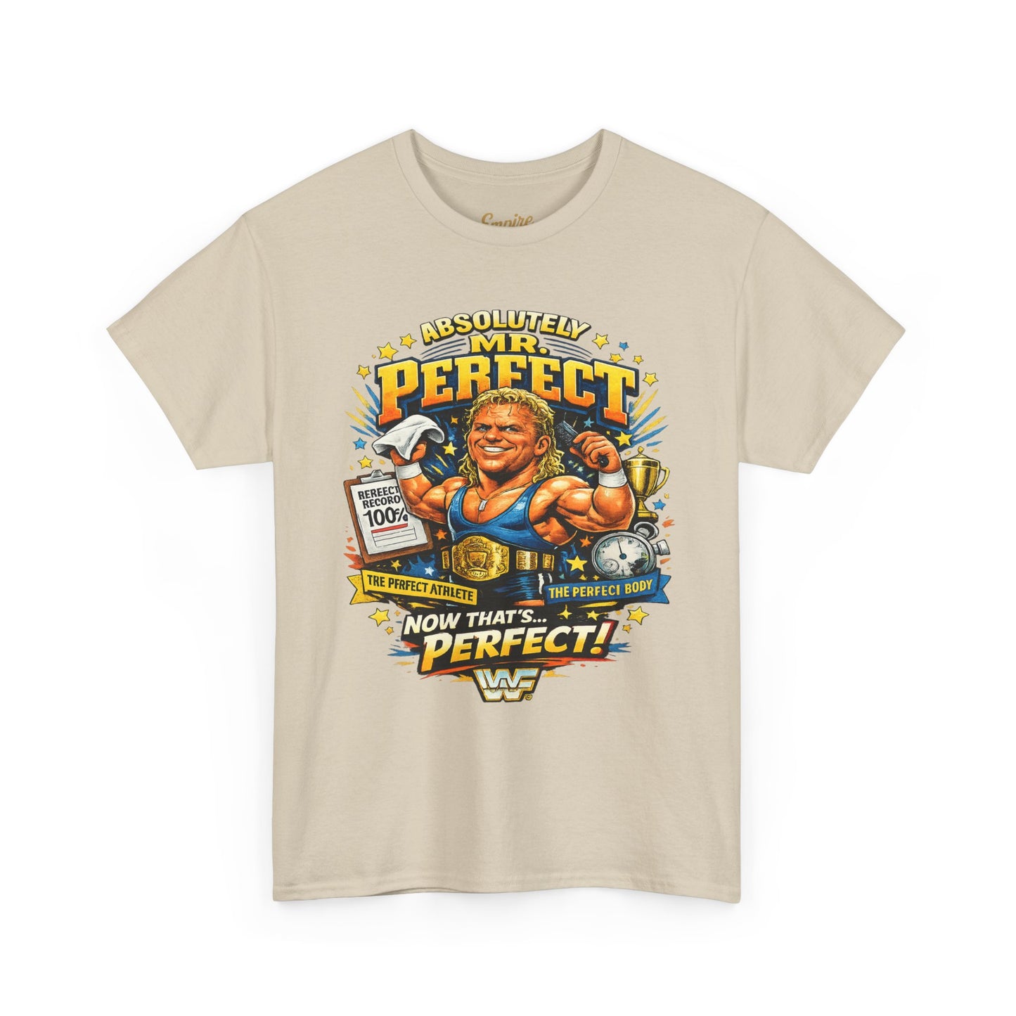 Retro Wrestling 'Mr. Perfect' Graphic Tee — Vintage WWF Wrestling Shirt