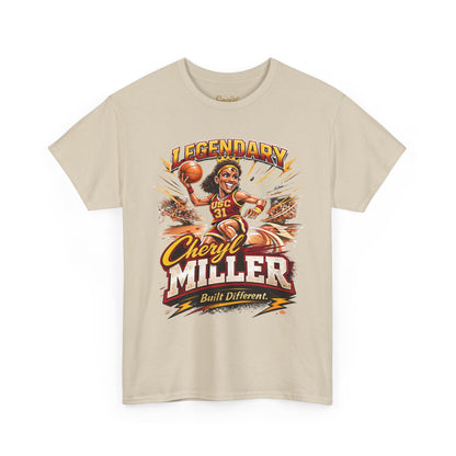 Legendary Cheryl Miller Basketball T-Shirt — 4x NCAA Champion, 1984 Gold Medalist