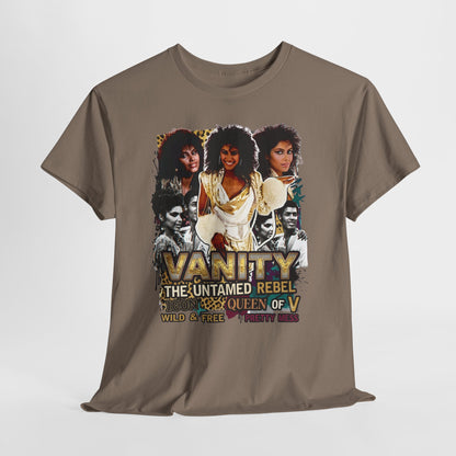 "Vanity The Untamed Rebel" Vintage Portrait T-Shirt