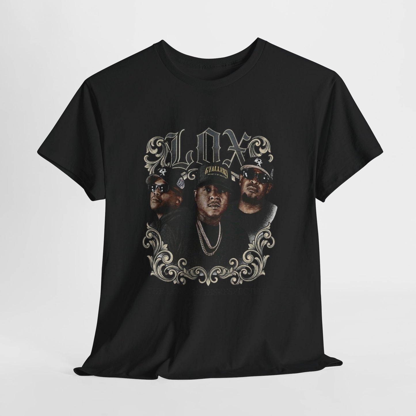 The Lox Graphic Tee Vintage Hip-Hop Portrait T-Shirt
