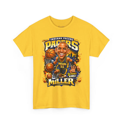 Pacers Miller 3-Point King Basketball T-Shirt