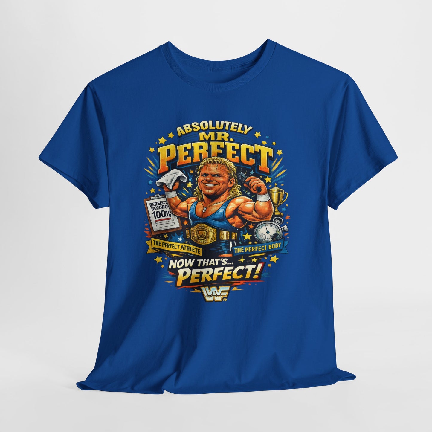 Retro Wrestling 'Mr. Perfect' Graphic Tee — Vintage WWF Wrestling Shirt