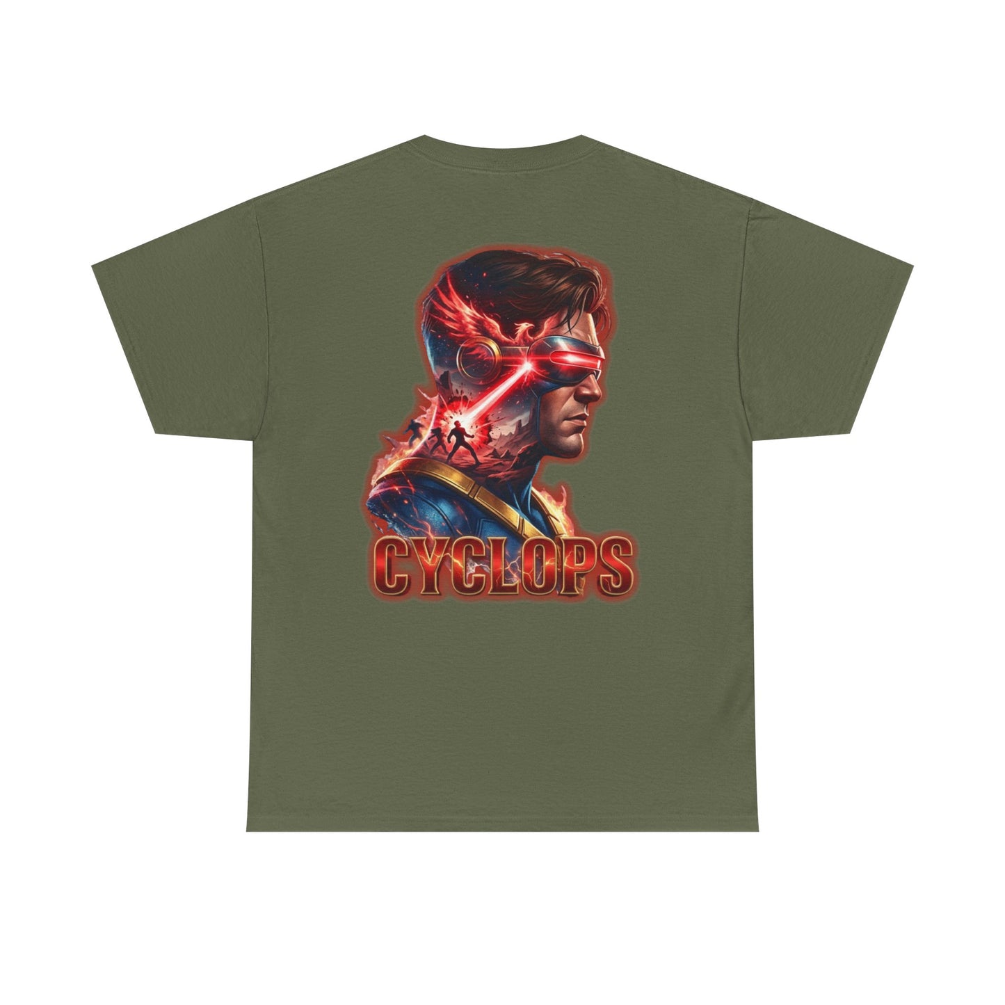 Cyclops Graphic Tee - Retro Superhero X-Men Design