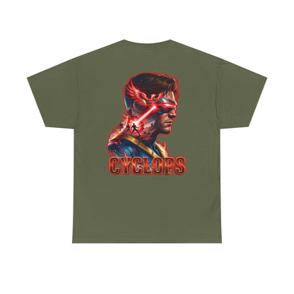 Cyclops Graphic Tee - Retro Superhero X-Men Design