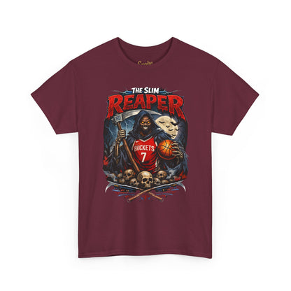 Grim Reaper Basketball Tee — "The Slim Reaper" Graphic T-Shirt