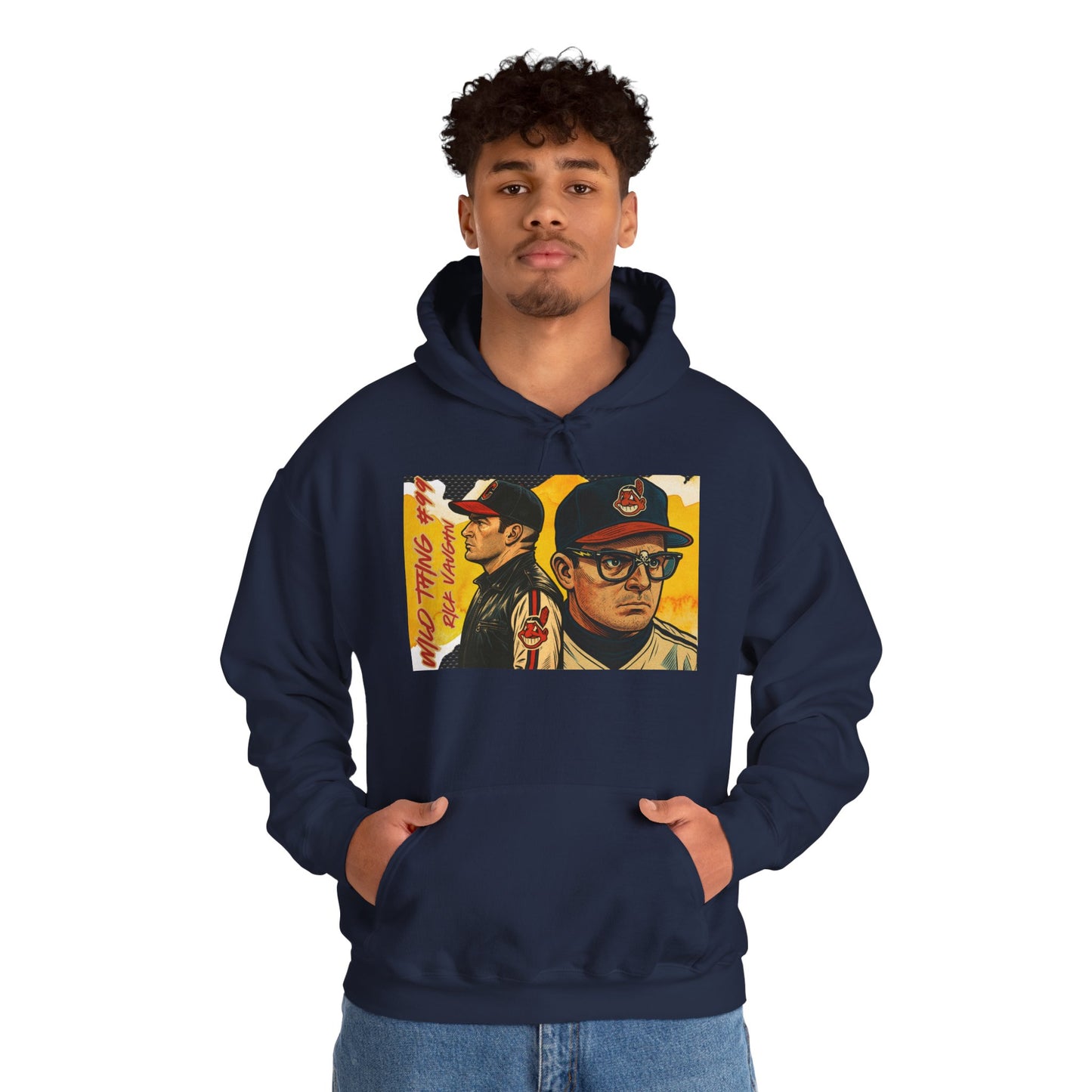 "Wild Thing "Vintage Style Unisex Hoodie with Iconic Film Design | Cozy Sweatshirt for Movie Lovers, Perfect Gift for Birthdays, Nostalgic Apparel