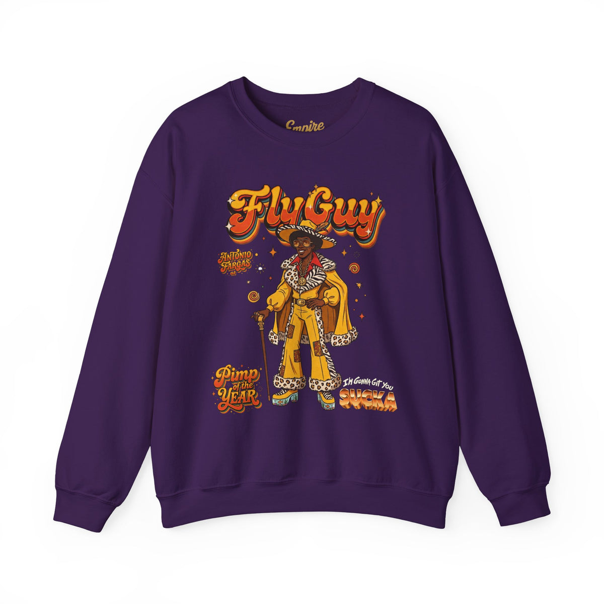 FlyGuy Pimp of the Year Graphic Crewneck Sweatshirt