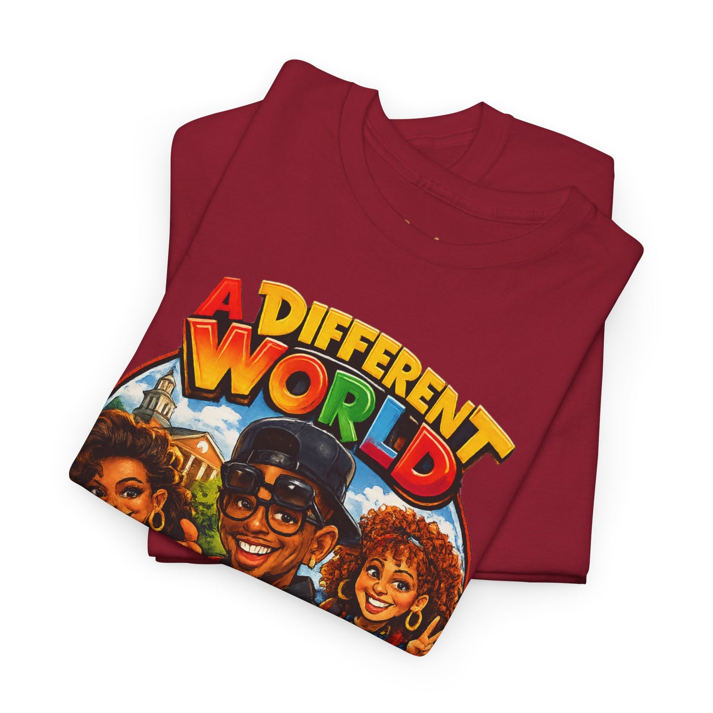 A Different World Cast Graphic Tee — Nostalgic 90s TV Shirt