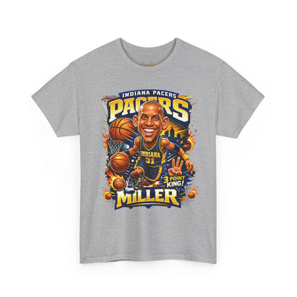 Pacers Miller 3-Point King Basketball T-Shirt