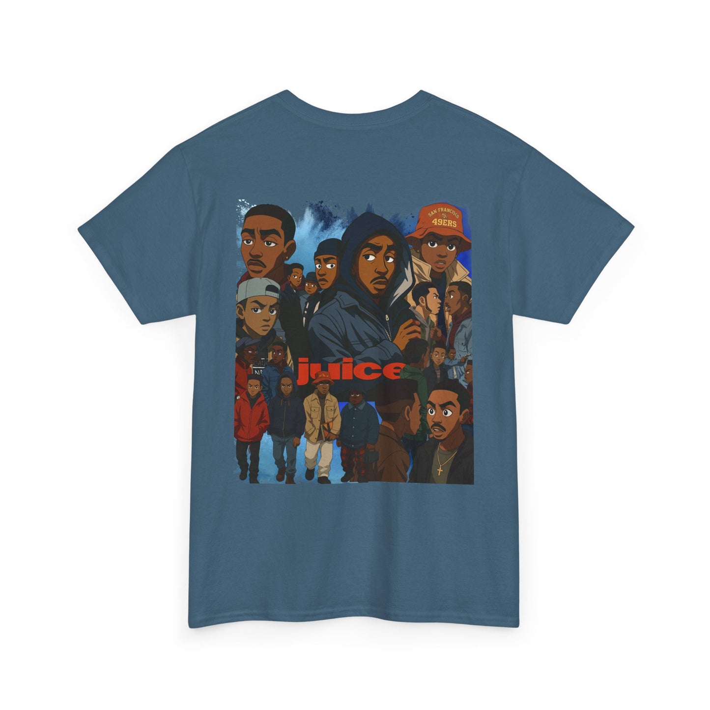 Juice Movie Tribute Unisex Heavy Cotton Tee - Vintage Graphic Tee for Hip-Hop Fans