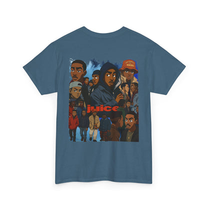 Juice Movie Tribute Unisex Heavy Cotton Tee - Vintage Graphic Tee for Hip-Hop Fans