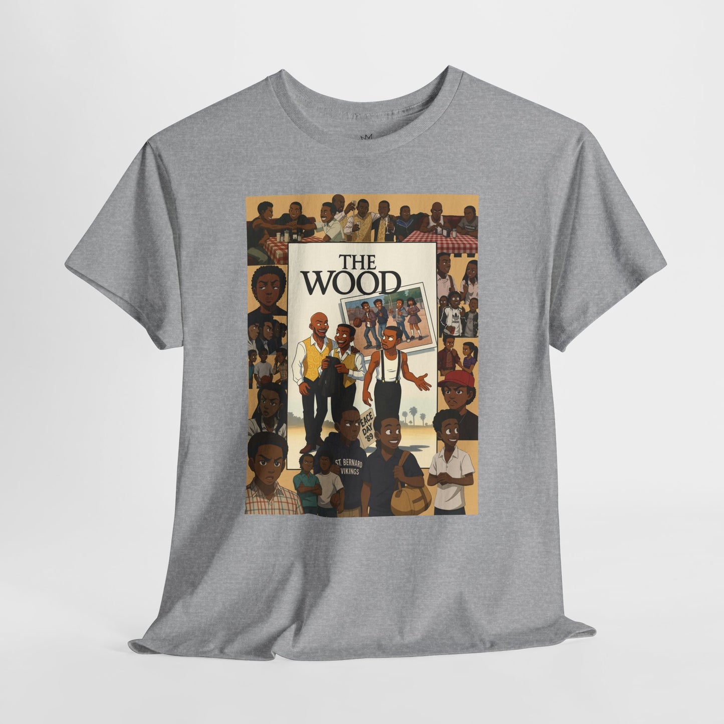 Retro 'The Wood' Graphic Shirt - Perfect for Casual Wear or Events