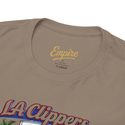 LA Clippers Cartoon Roster Tee — "The Knuckleheads" Team Graphic T-Shirt