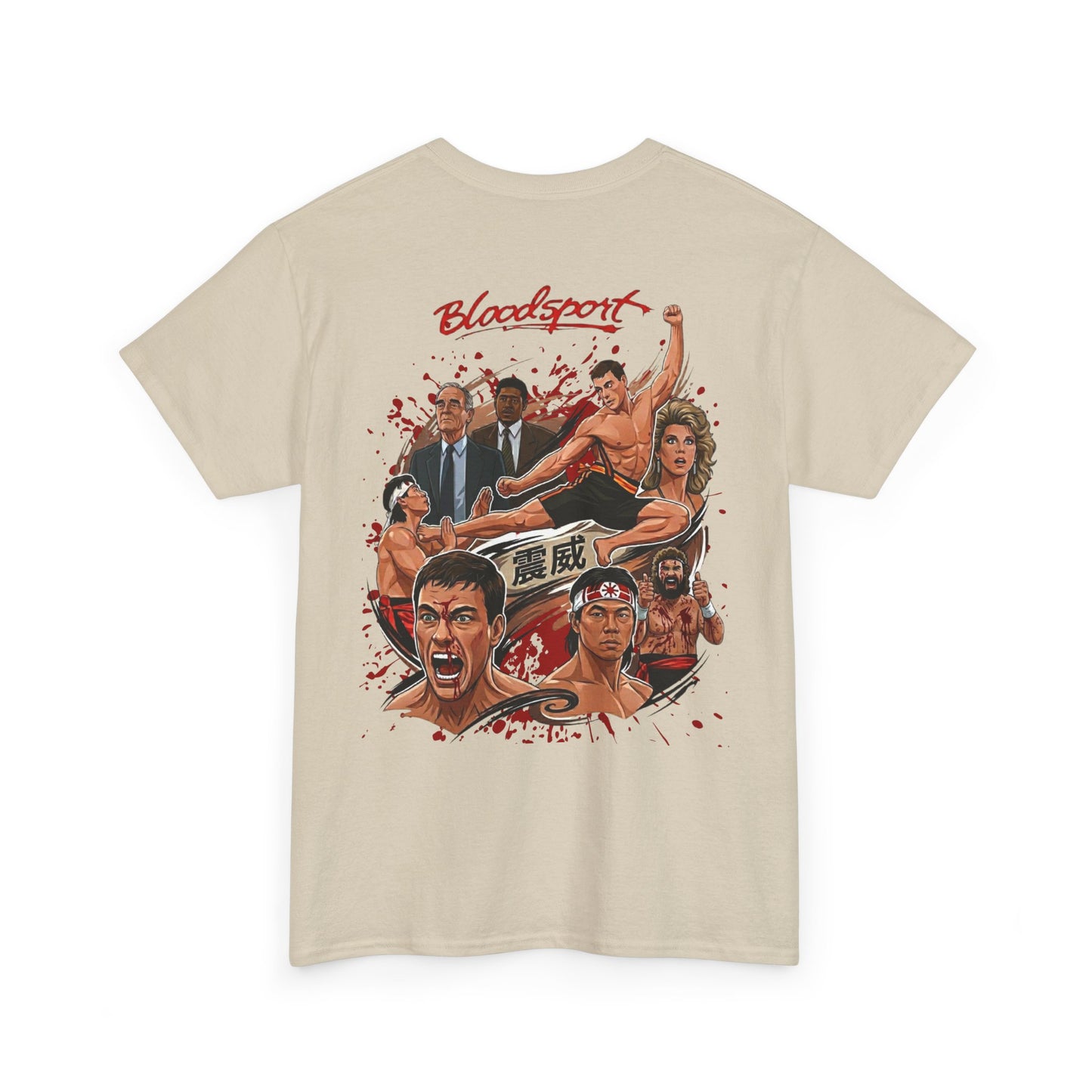 Bloodsport Movie Poster Tee — Retro Martial Arts Graphic T‑Shirt