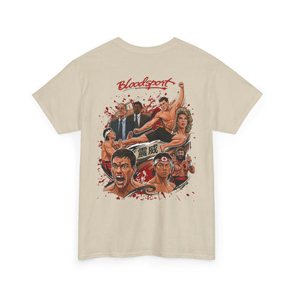Bloodsport Movie Poster Tee — Retro Martial Arts Graphic T‑Shirt