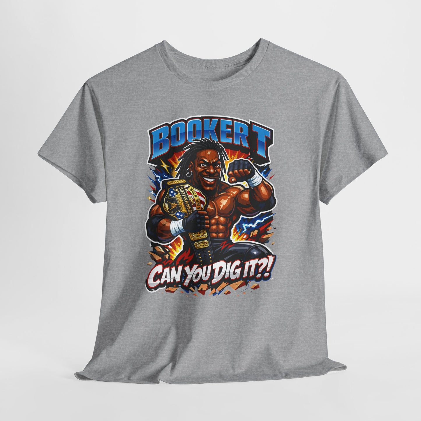 Booker T "Can You Dig It?!" T-Shirt — Retro Pro Wrestler Graphic Tee