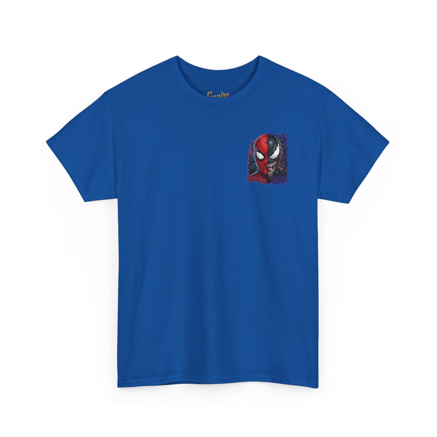 Spider-Man vs Venom Graphic Tee — Superhero Back Print