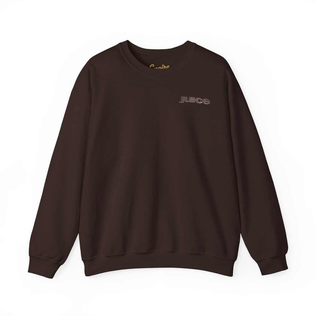 Bishop "Juice" Crewneck Sweatshirt — 'I Am Crazy But You Know What Else I Don’t Give a F**k' Graphic